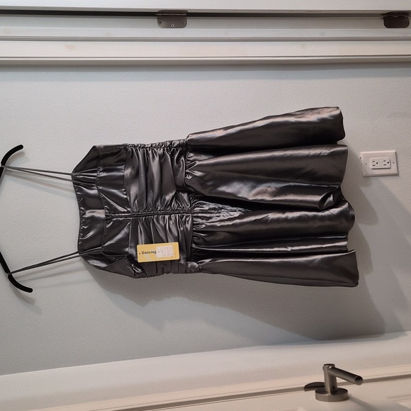 Metallic Prom Dress - Picture 2 of 3